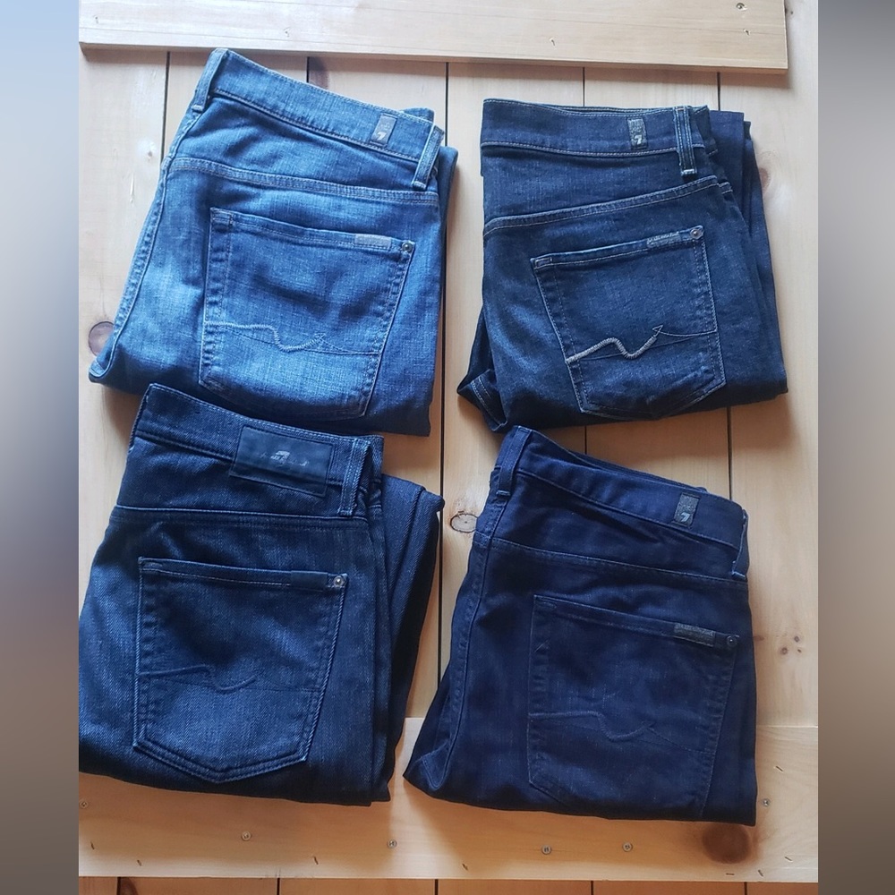 Seven for all mankind jeans barely worn